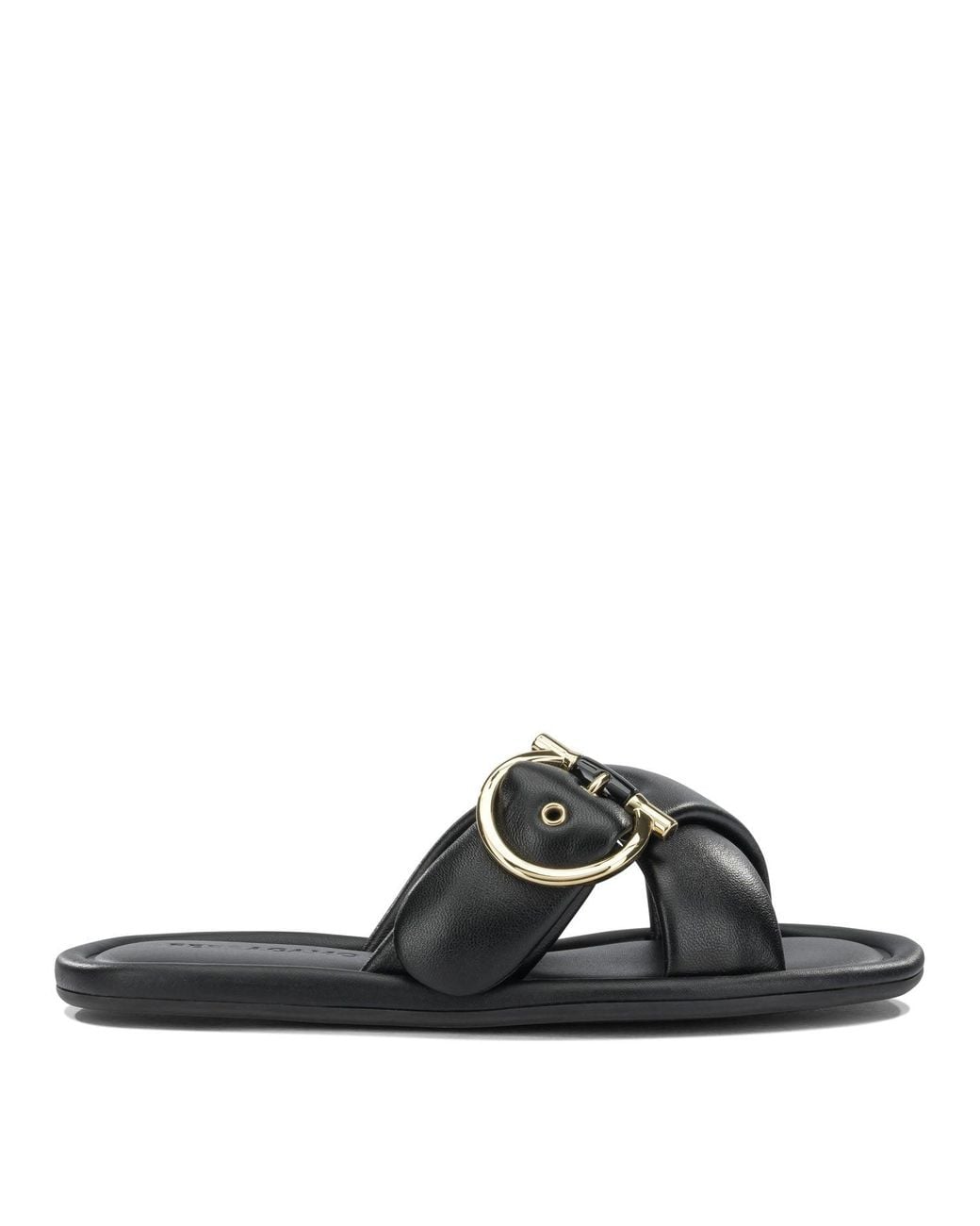 Ferragamo Black "Elyzia" Slide