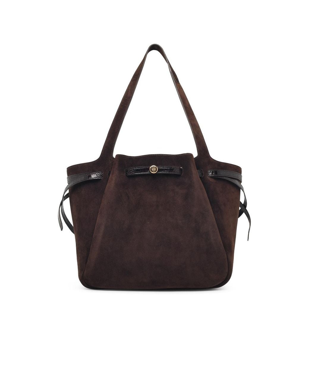 Tory Burch Black Romy Tote Suede