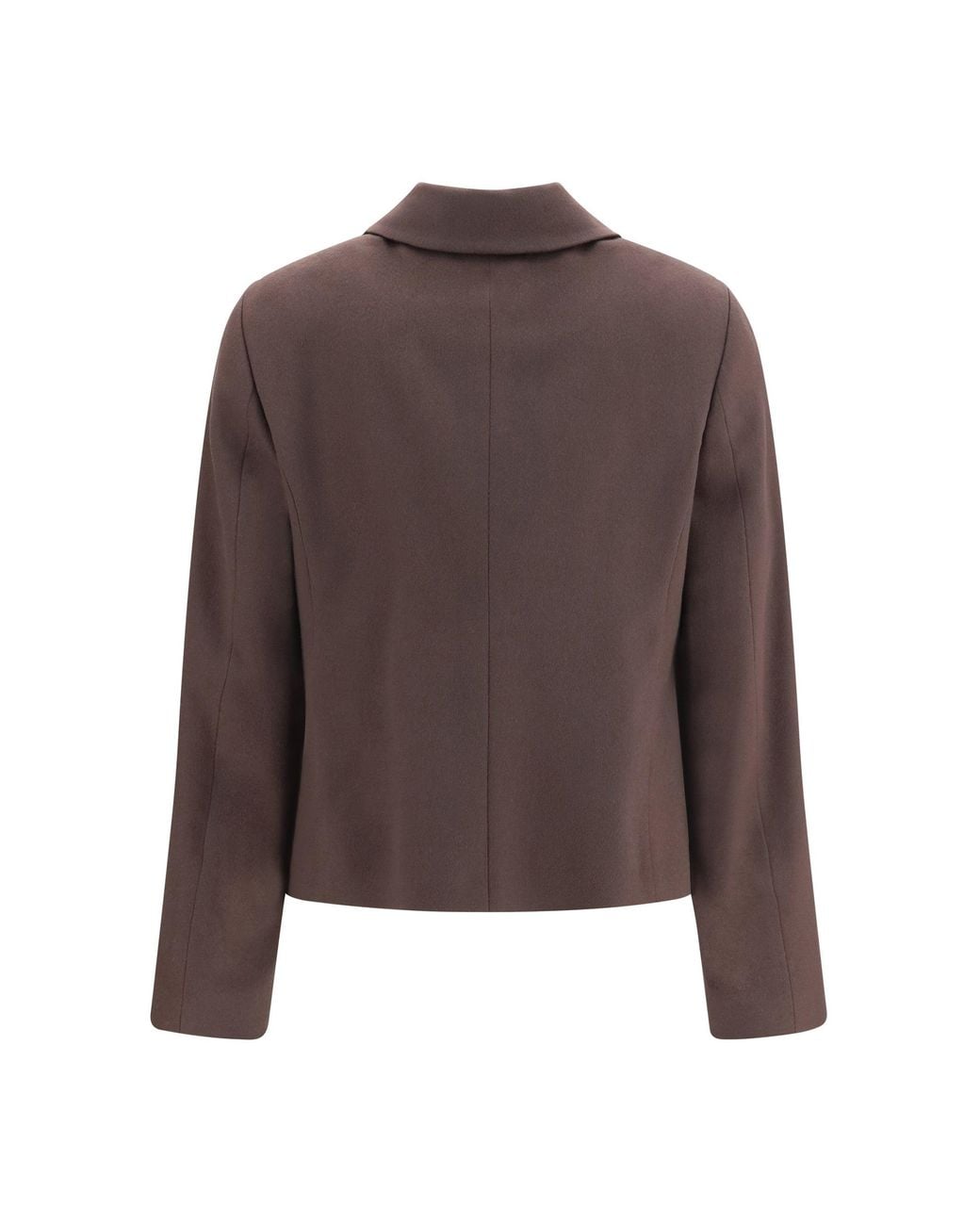 Lardini Brown Virgin Wool Jacket