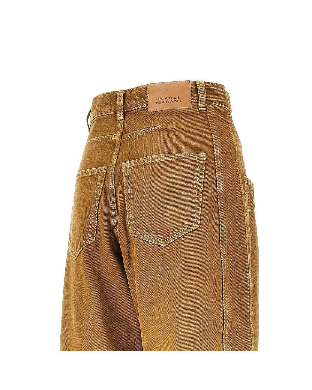 Isabel Marant Natural Lisha Denim Pants