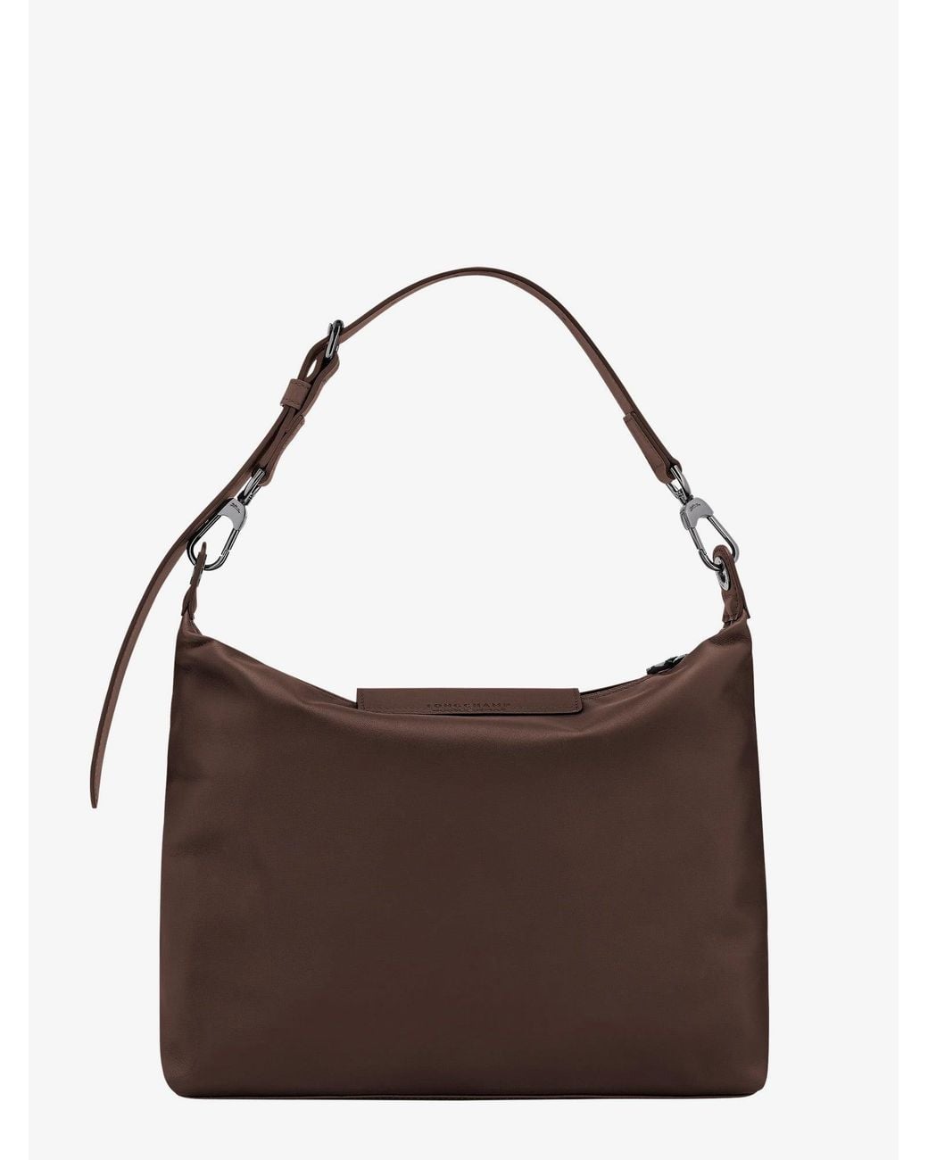 Longchamp Brown Le Pliage Xtra Medium Leather Shoulder Bag