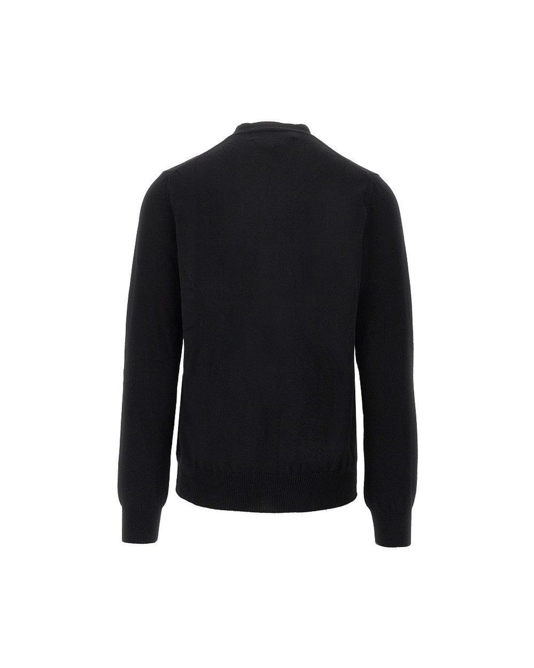 COMME DES GARÇONS PLAY Blue Heart Patch Wool Cardigan for men