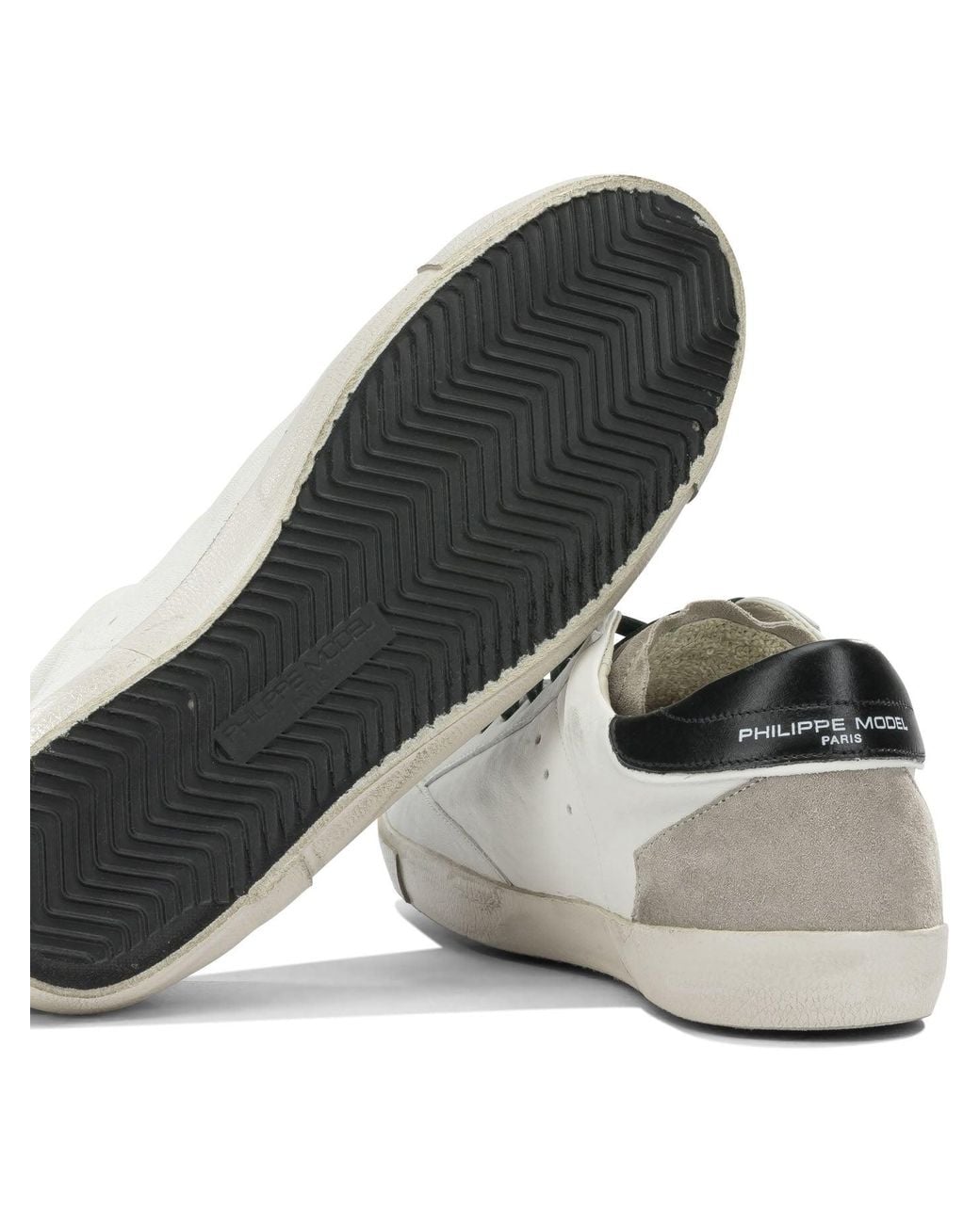 Philippe Model White Sneakers & Slip-On