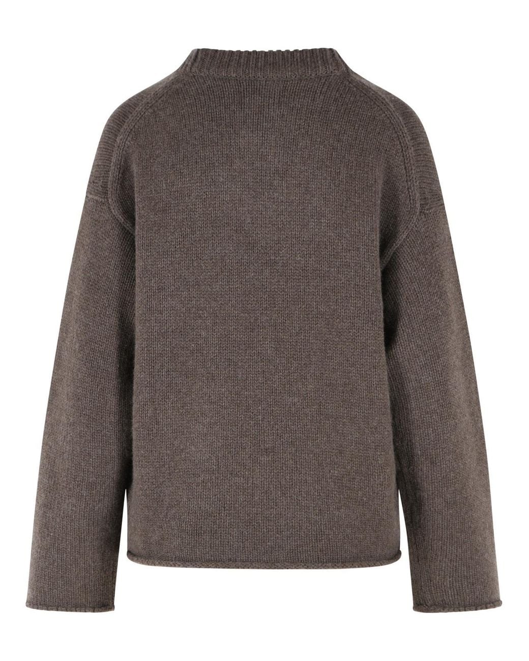 Loulou de Saison Gray Derry Cashmere Sweater