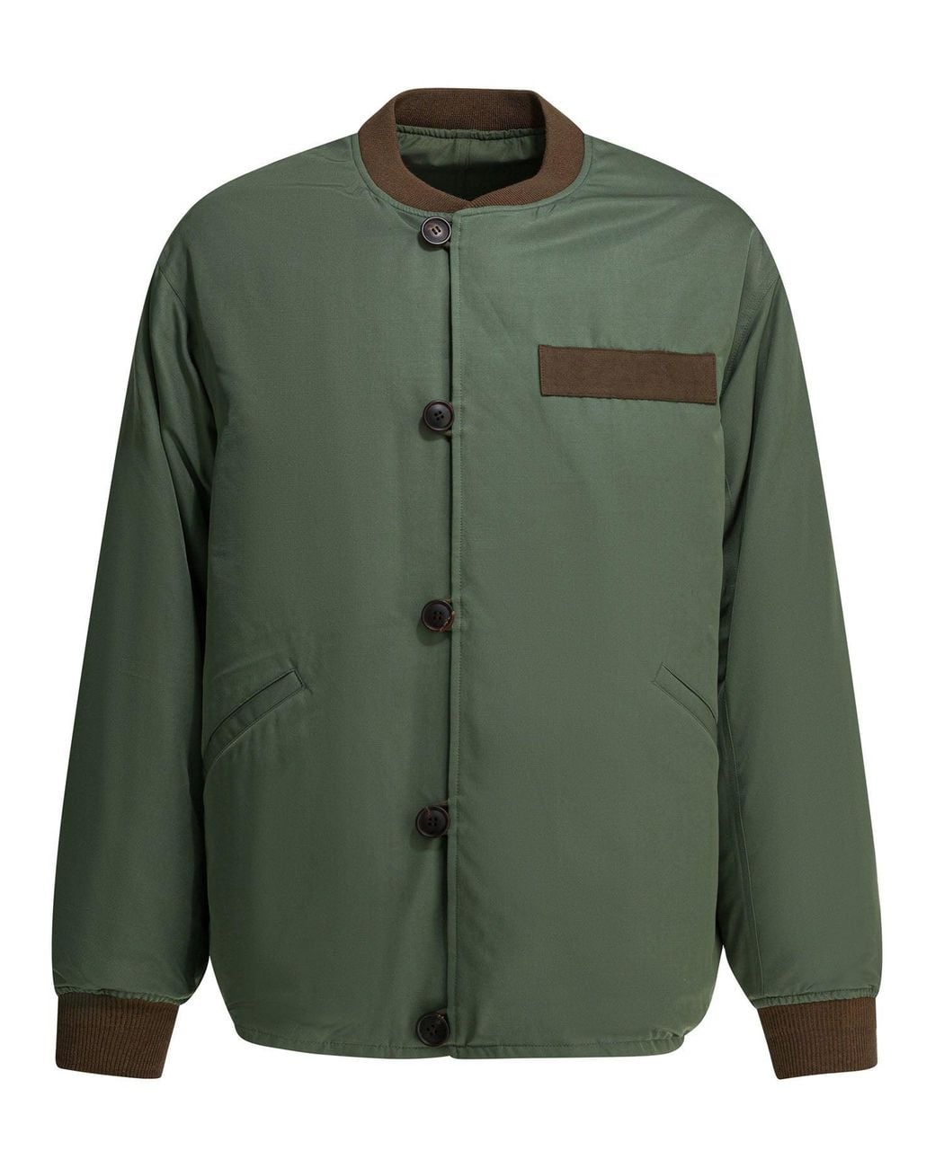 Visvim Green Wool Silk Jacket for men