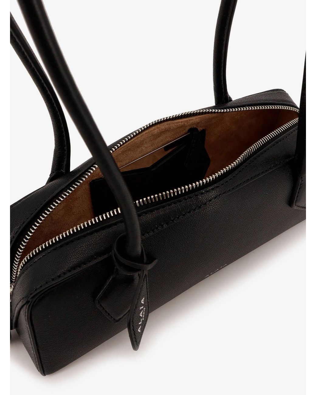 Alaïa Black Teckel Small Leather Shoulder Bag