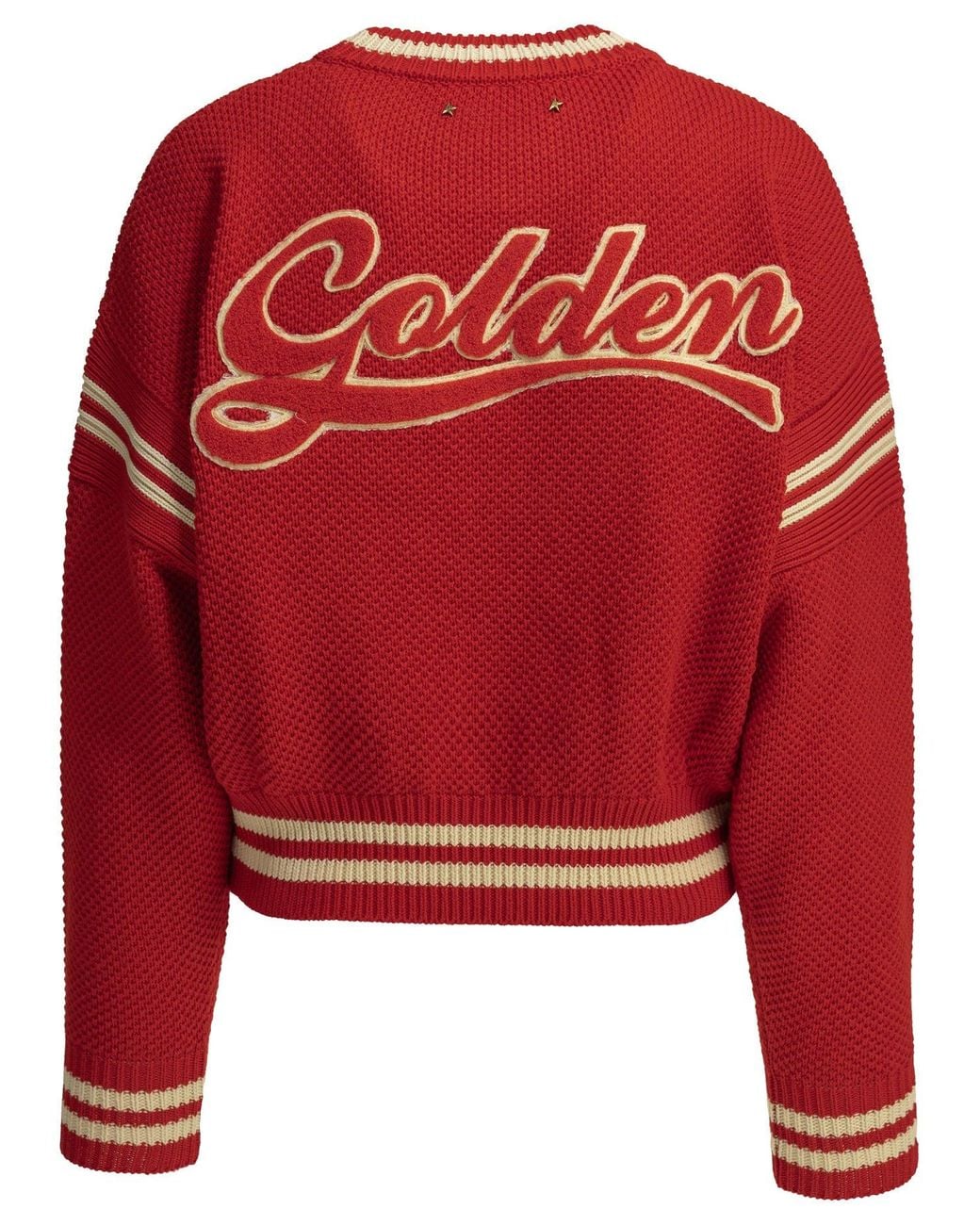Golden Goose Deluxe Brand Red "Rachel" Crew-Neck Sweater