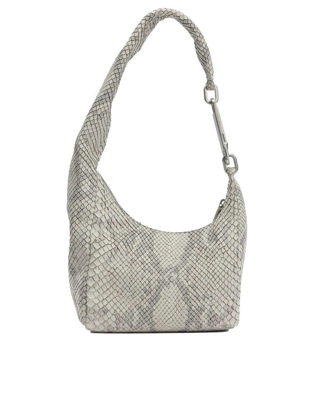 Rick Owens Gray "Disco Gemini" Small Shoulder Bag