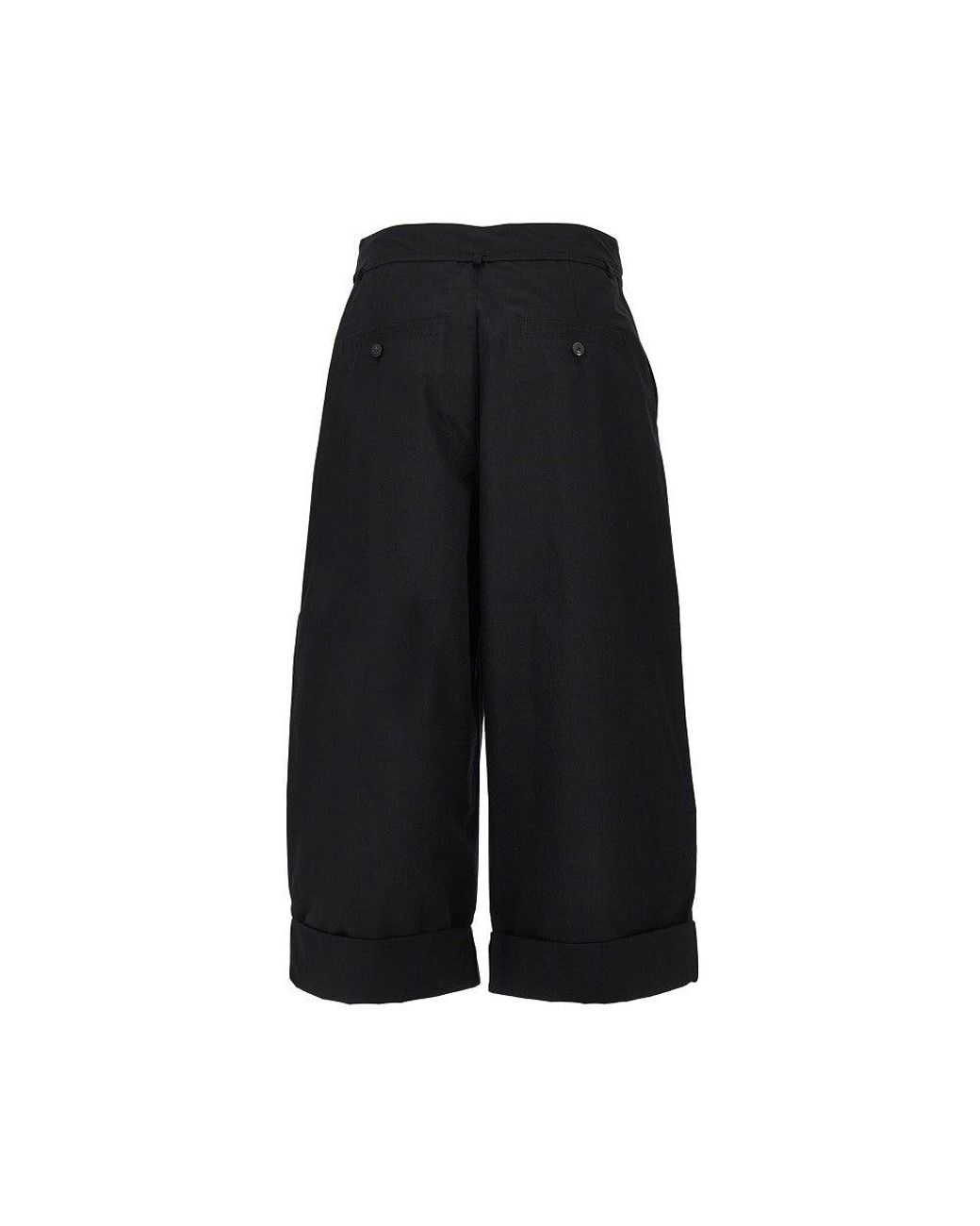 Jacquemus Black 'Marin' Cotton Poplin Pants for men