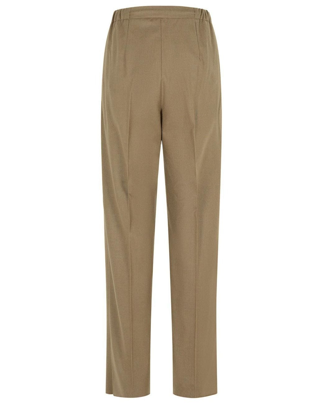 Max Mara Natural 'Gatti' Dove- Cashmere Drawstring Pants