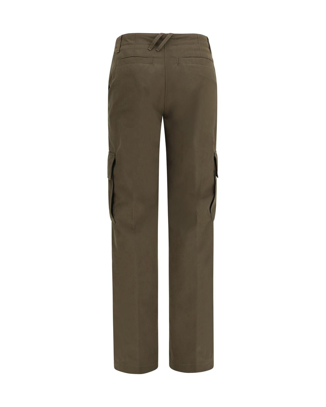 Burberry Green Gabardine Cargo Pants