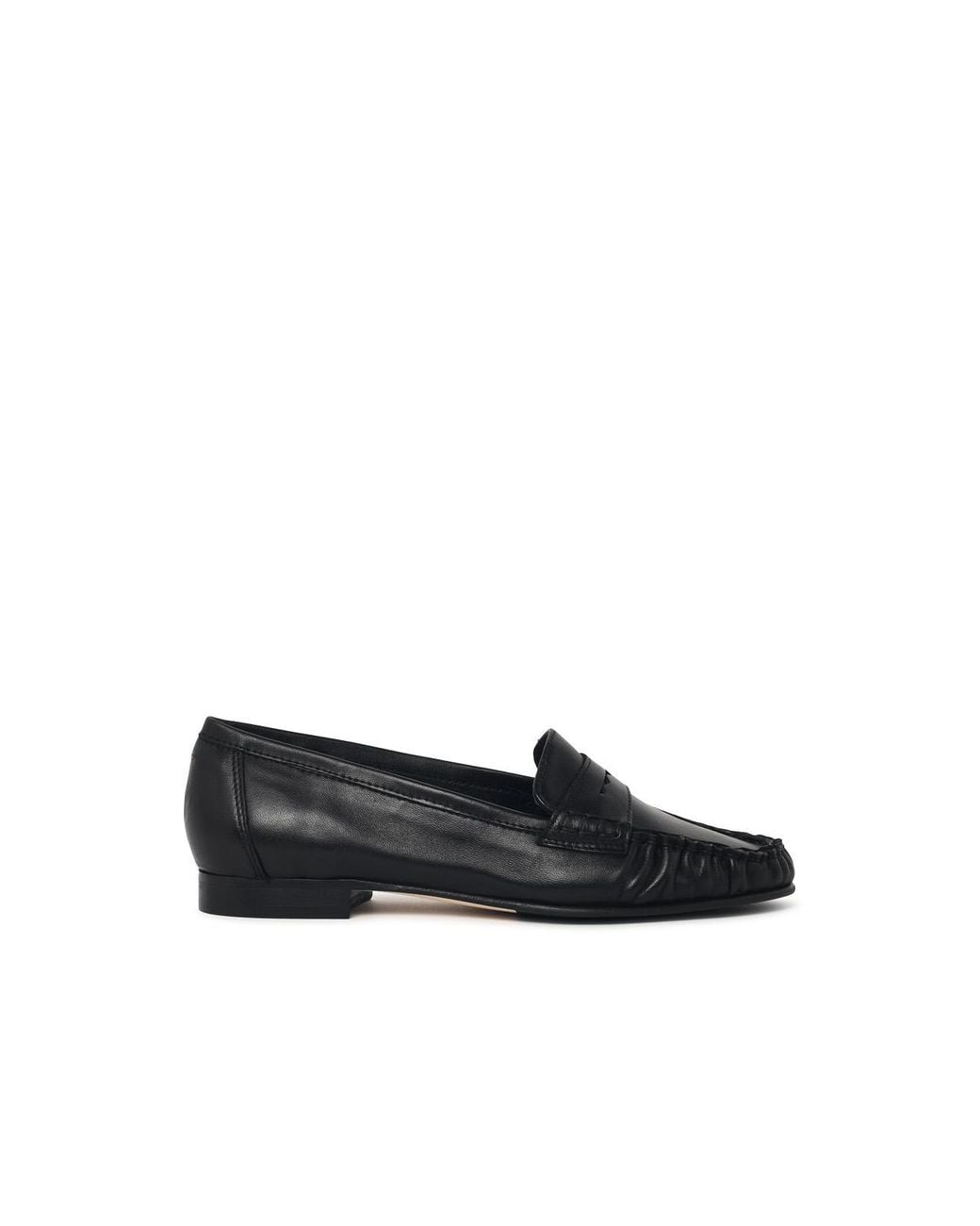Aeyde White 'Aldous' Nappa Loafers