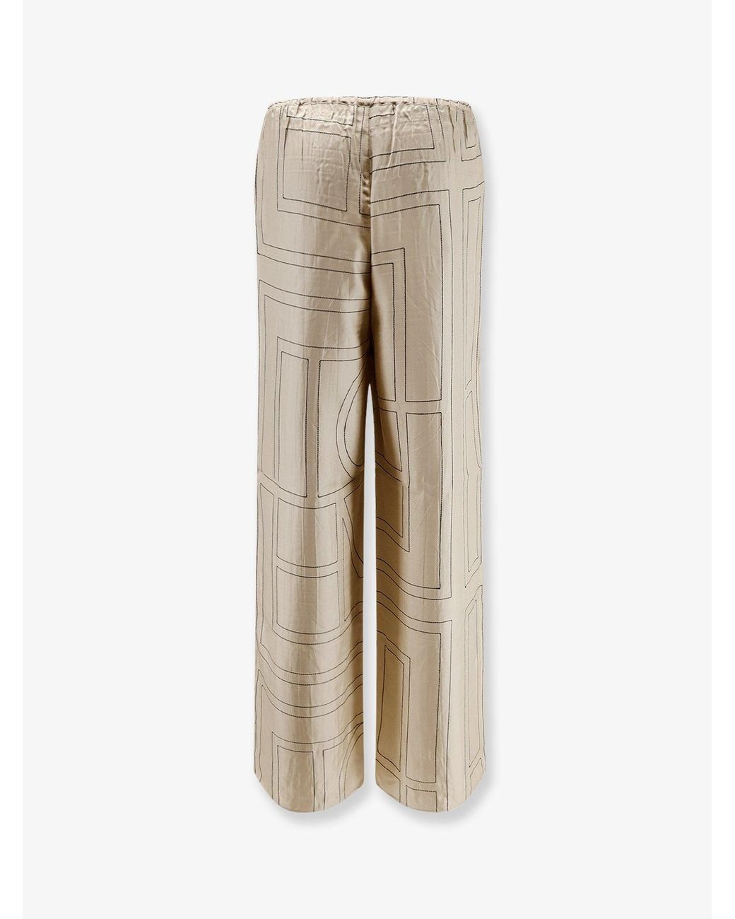 Totême  Natural Pajamas Organic Silk Trousers