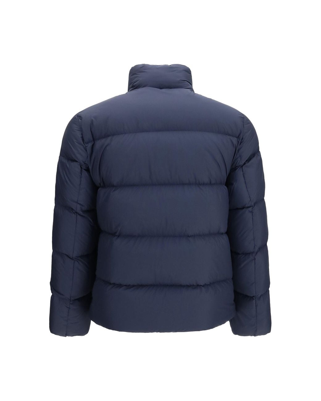 Woolrich Blue Cloud Eagle Padded Jacket Melton for men