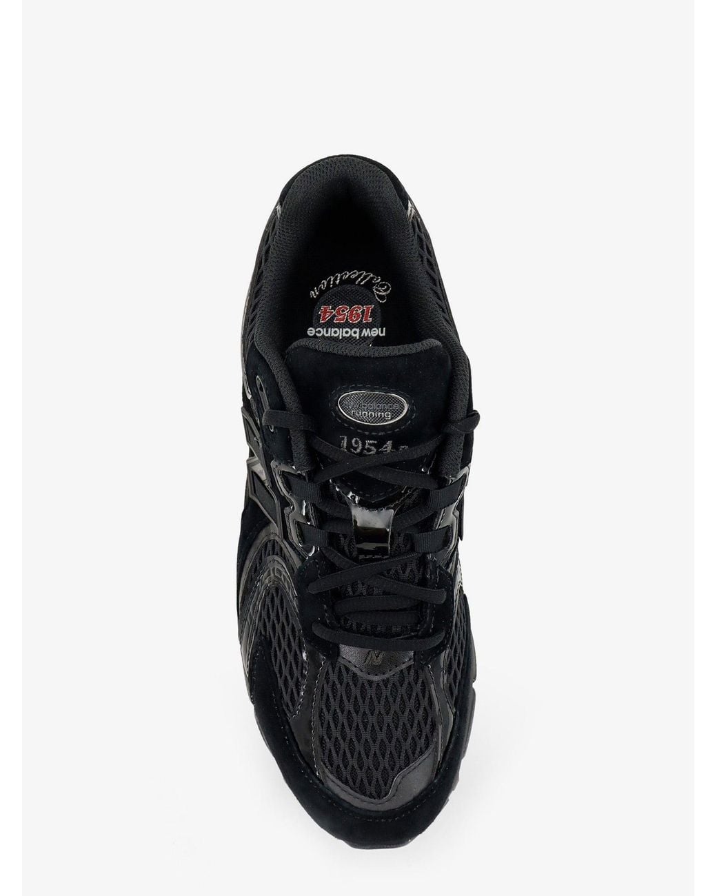 New Balance Black 1954R Mesh And Suede Sneakers for men
