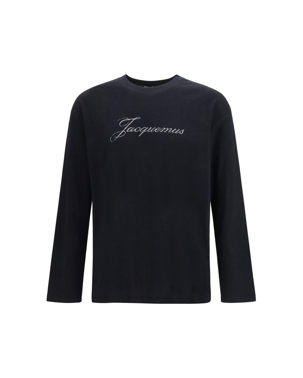 Jacquemus Blue Long-Sleeve T-Shirt for men