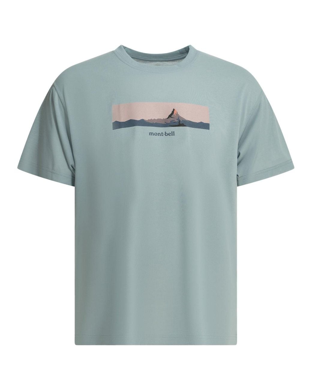 Montbell Blue T-Shirts for men