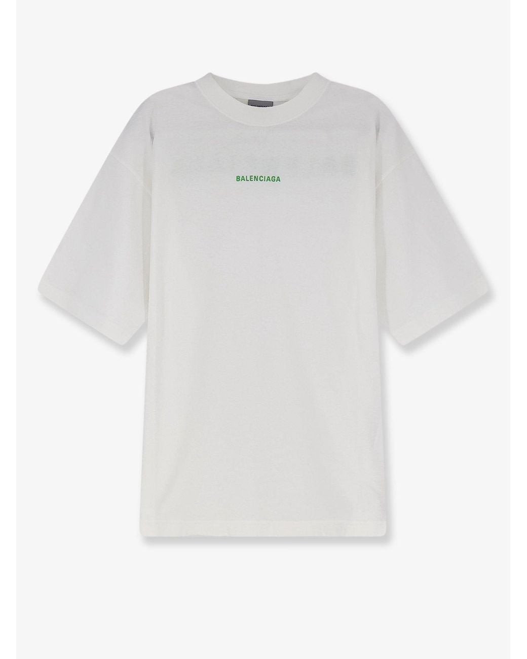 Balenciaga White Cotton T-Shirt for men