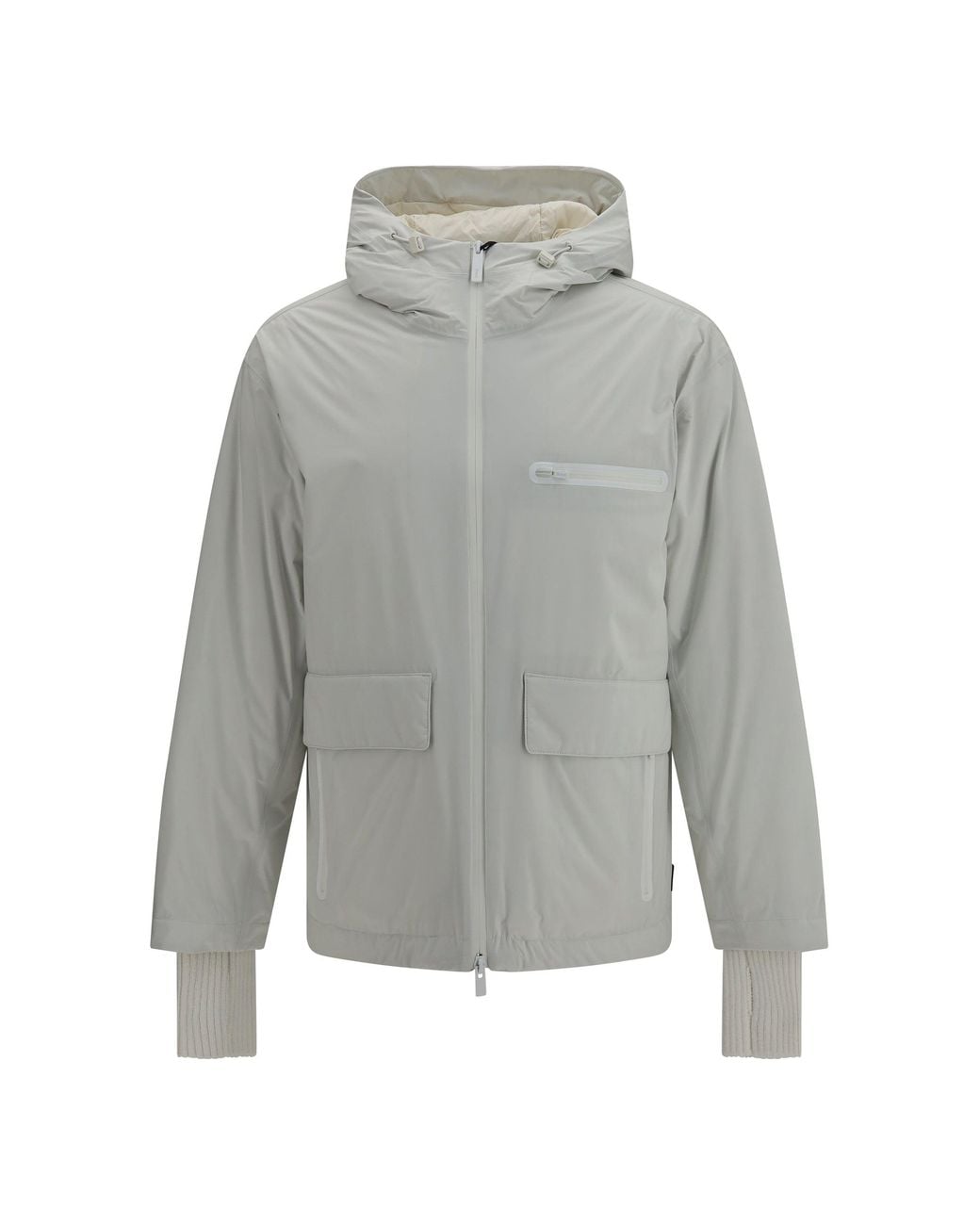 Laminar Gray Gore-Tex Hooded Jacket for men