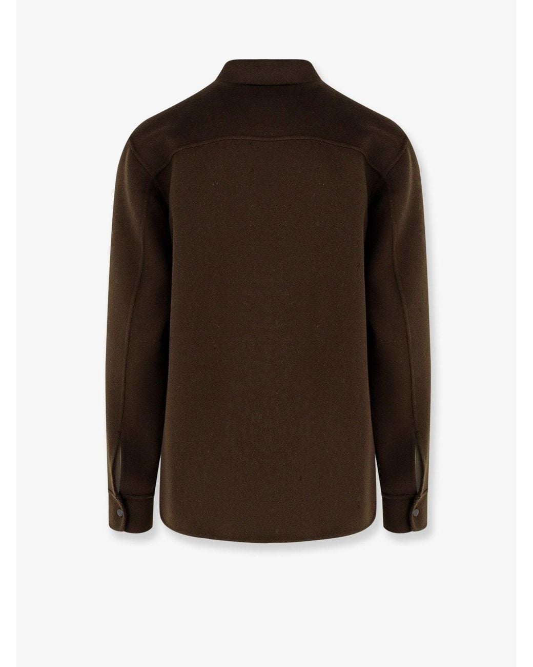 Aspesi Brown Wool Shirt/Jacket for men