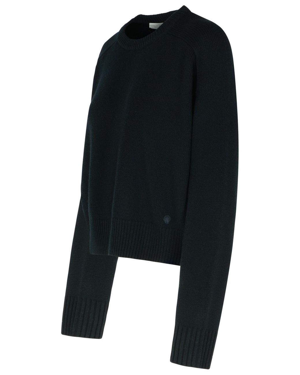 Loulou de Saison Black 'Bruzzi' Cashmere Sweater