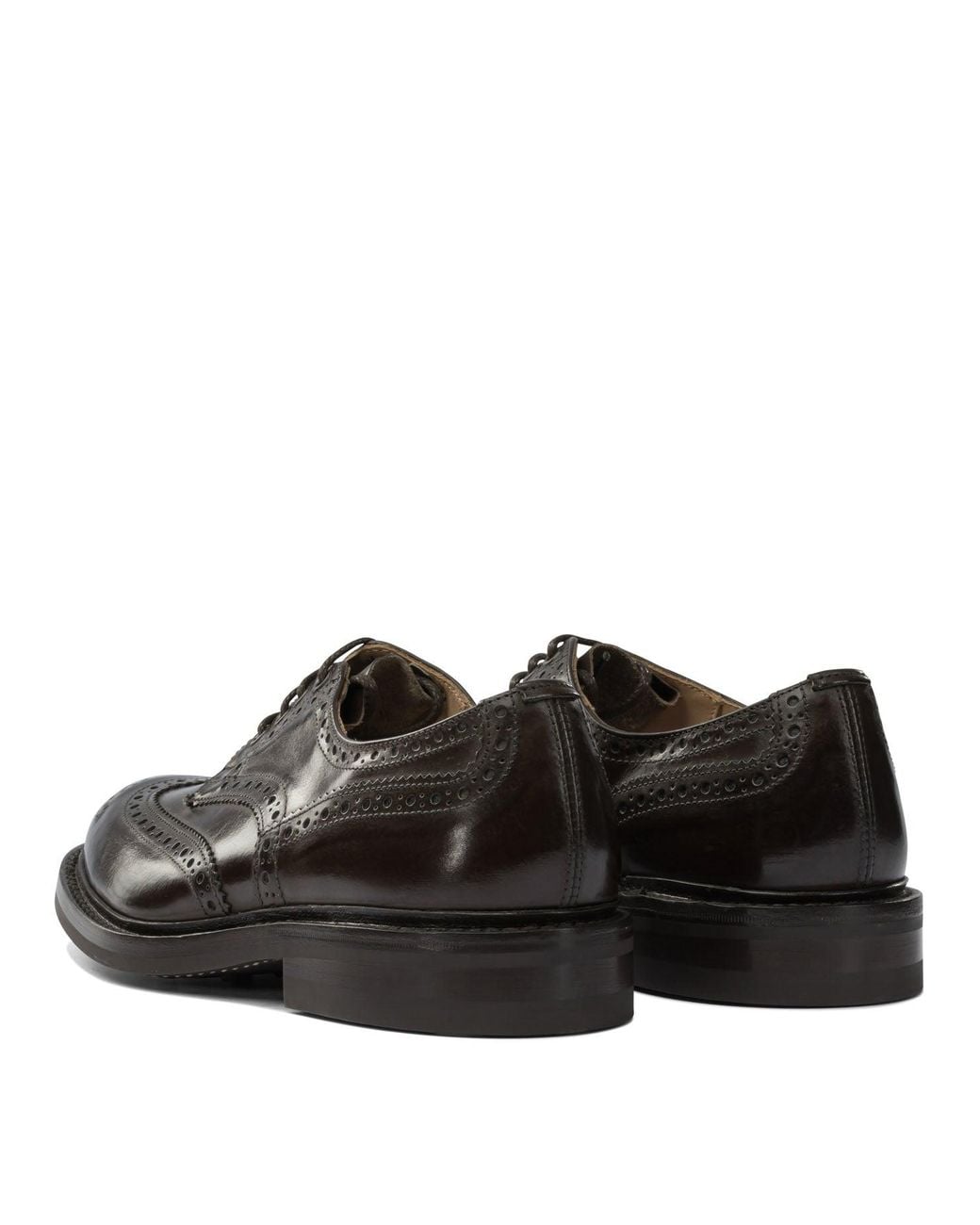 Tricker's Black Bourton Lace-Up Shoes for men