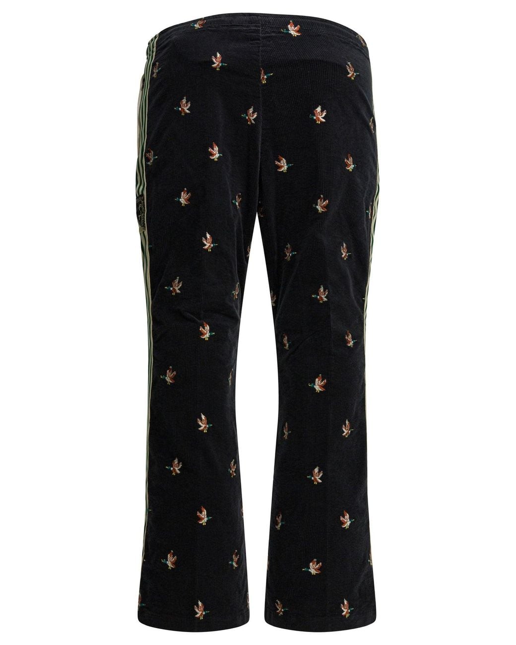 Kapital Black Embroidered Sports Pants for men