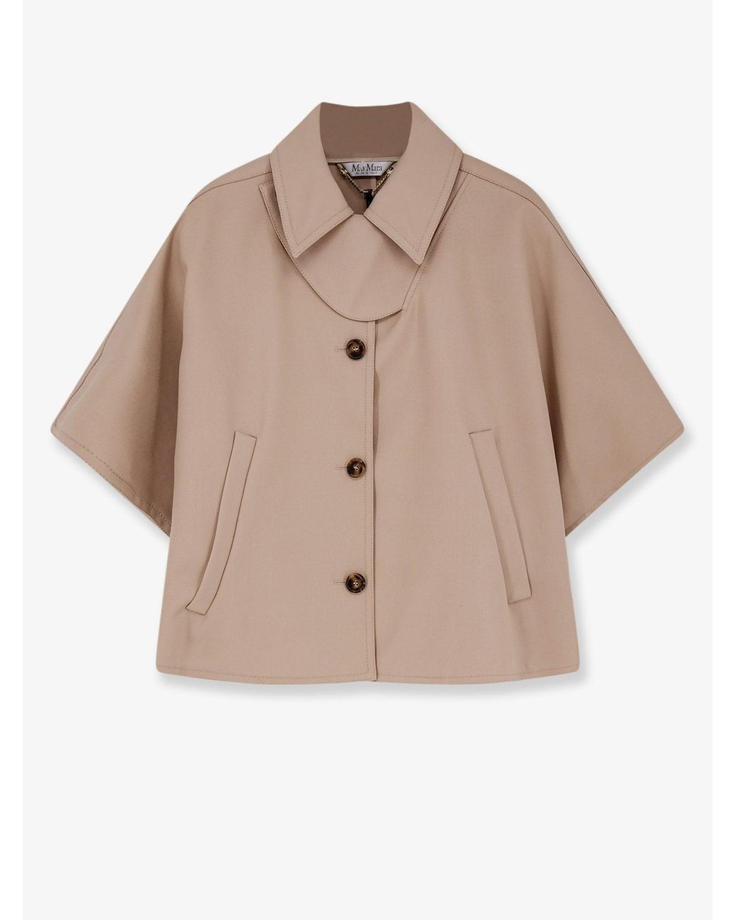 Max Mara Natural Mxapaggio Cotton Cape
