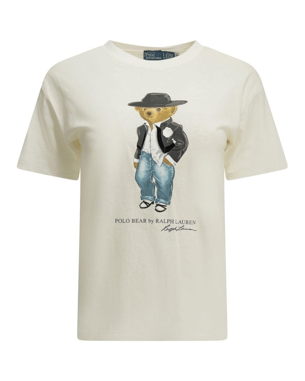 Polo Ralph Lauren White Holiday Polo Bear T-Shirt