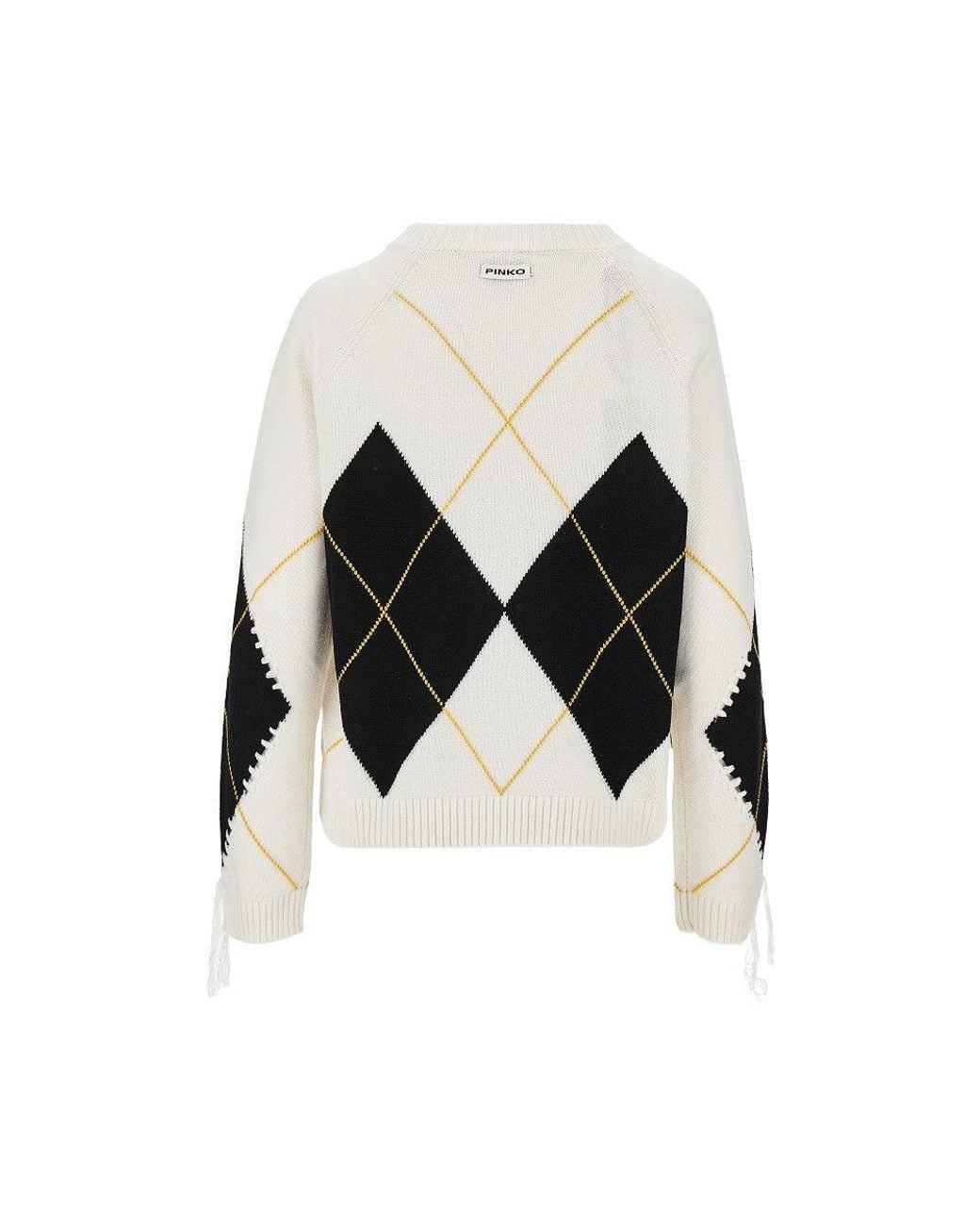 Pinko Black Wool And Cashmere Knitted Sweater