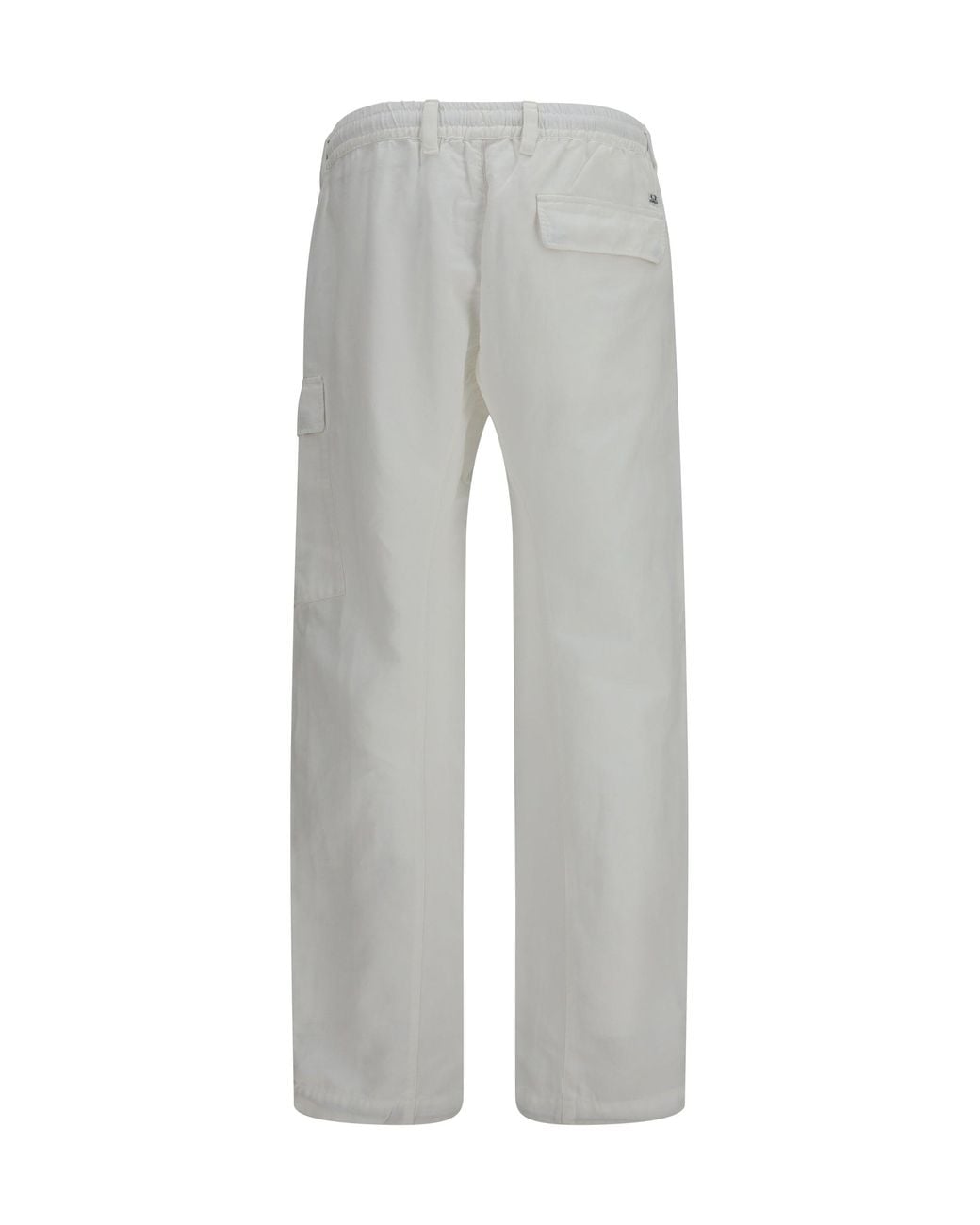 C P Company Gray Cotton Rip-Stop Boxy Lens Cargo Pants for men