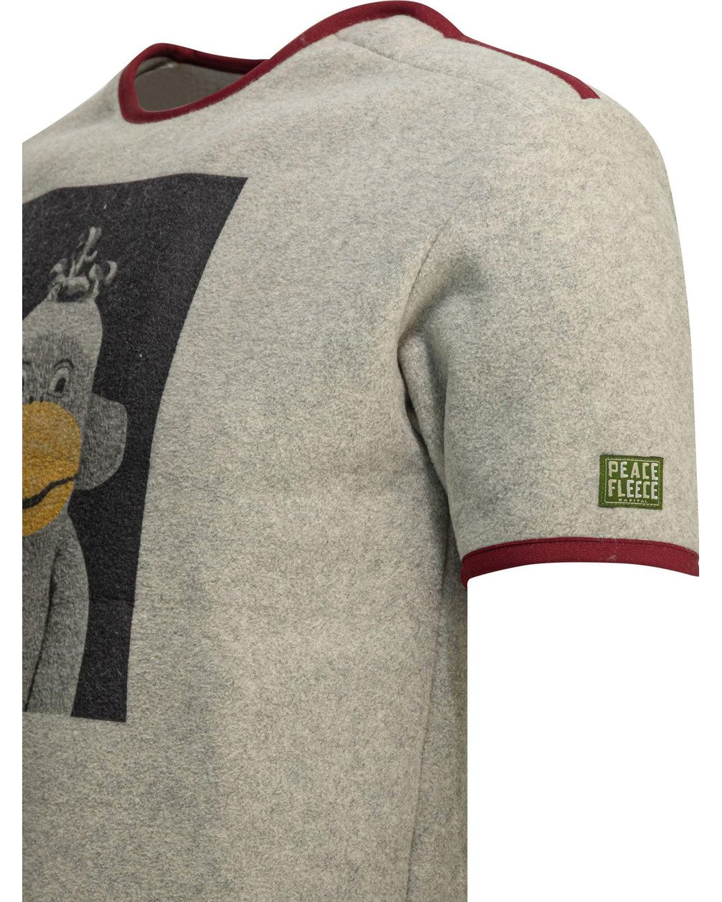 Kapital Gray Nanesaku Crewneck Sweatshirt for men