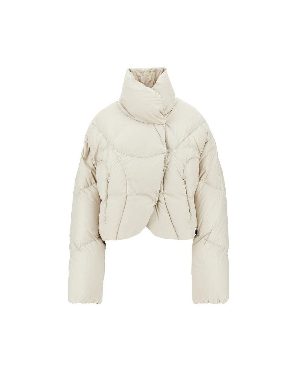 Bacon White W Echo Loop Fcs Cropped Down Jacket