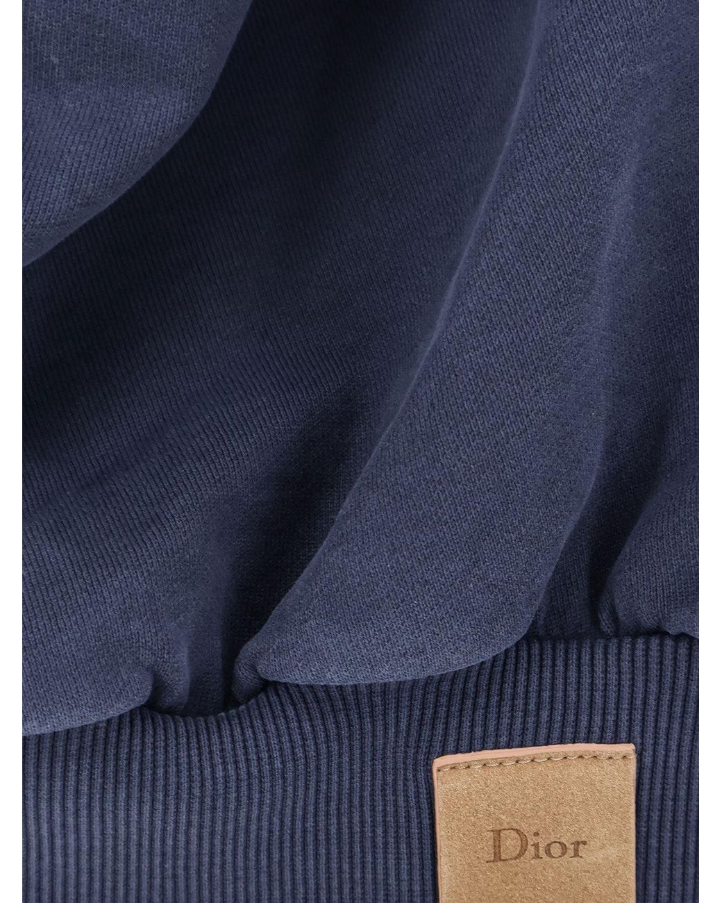 Dior Blue Dior Cotton Sweatshirt for men