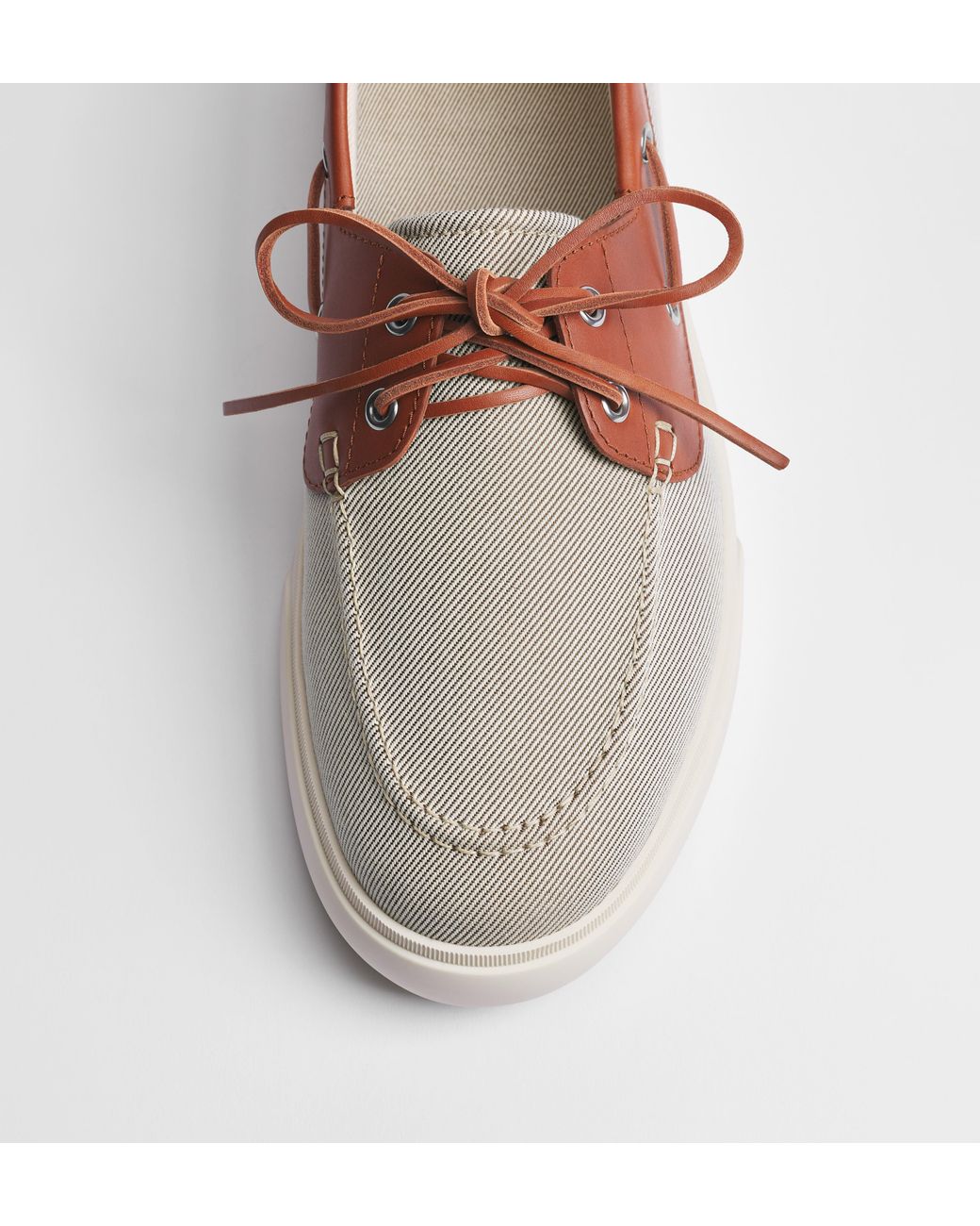 Dior White Chester Iviera Lace Up Loafers for men