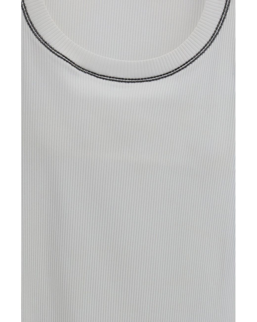 Brunello Cucinelli Gray Top