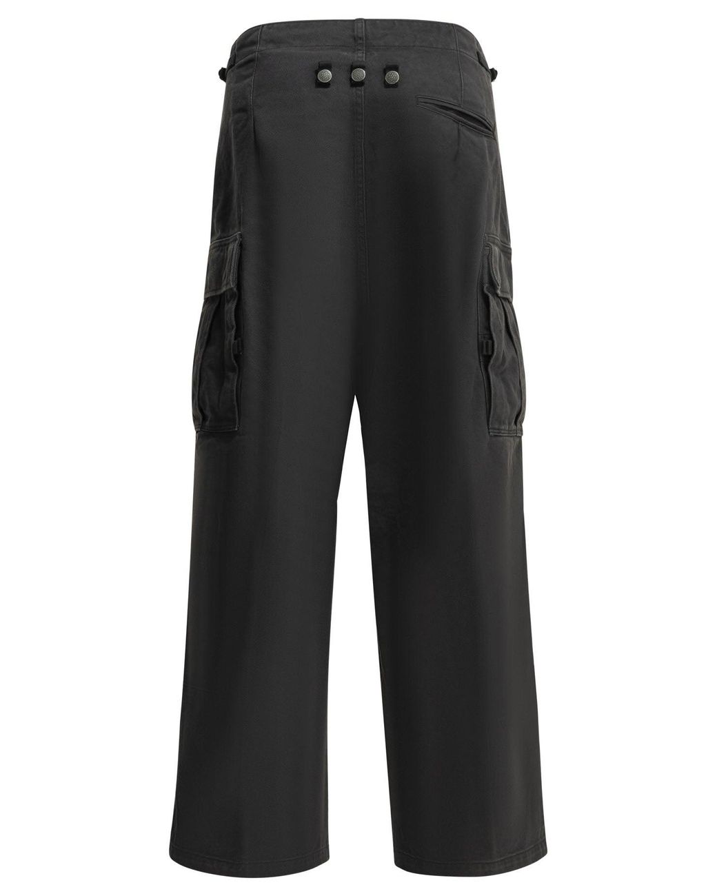 Kapital Black Rip Stop Jumbo Cargo Pants for men