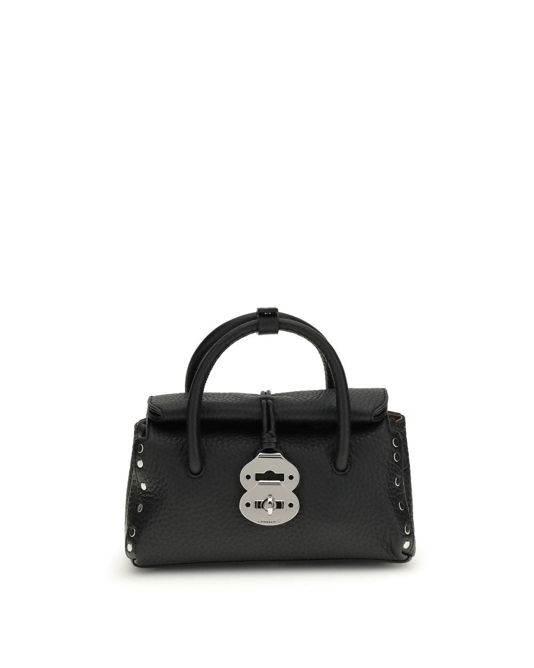 Zanellato Black Dotta Centauro Baby Handbag