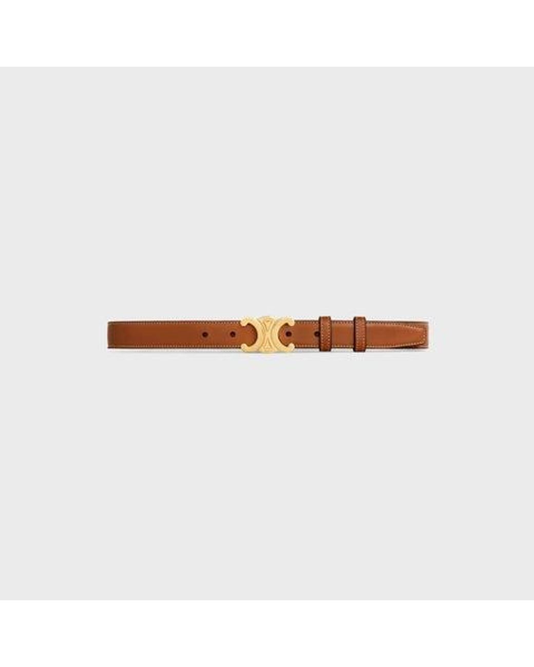 Céline Brown Triomphe Belt