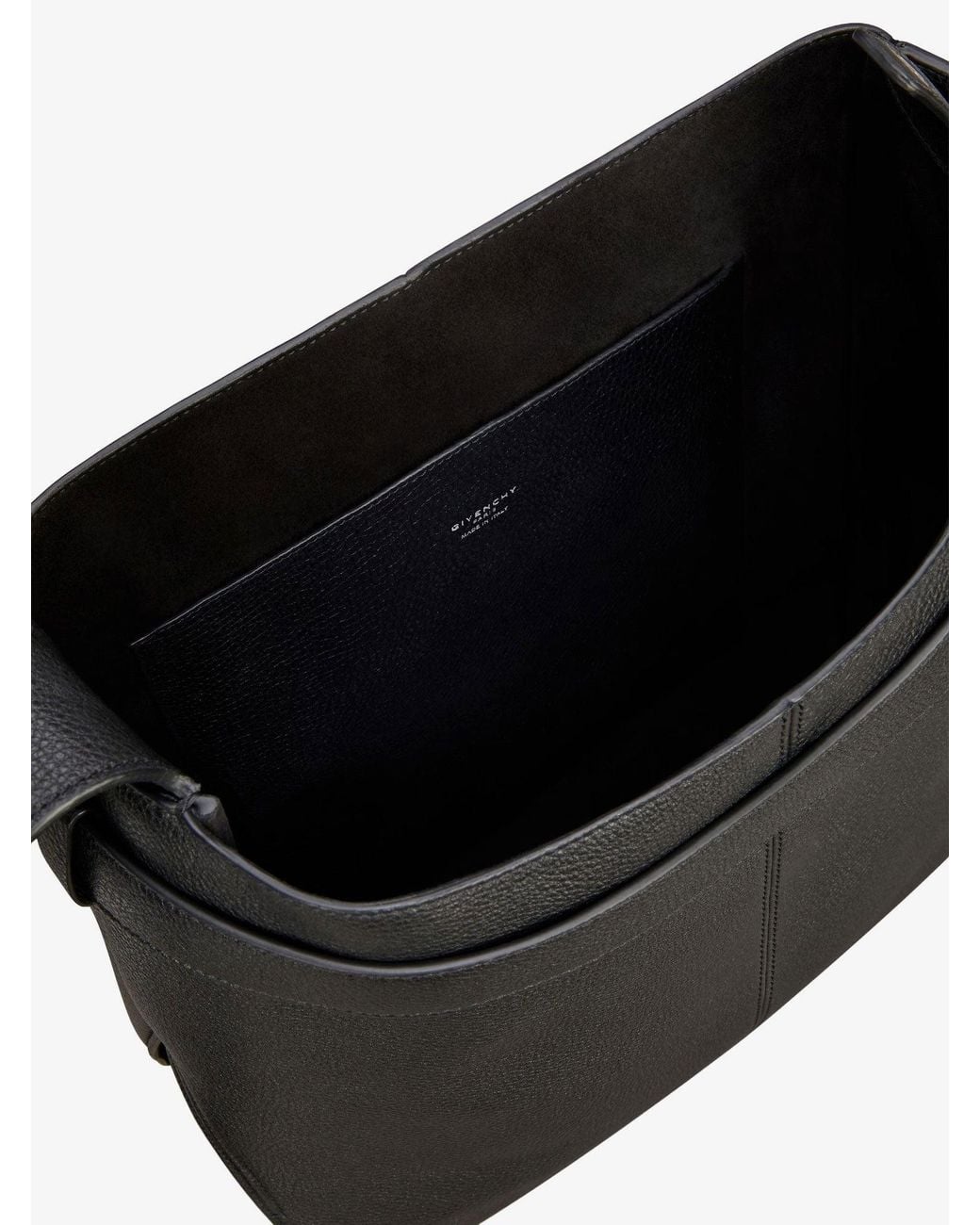 Givenchy Black Belted Bag Leather Shoulder Bag for men