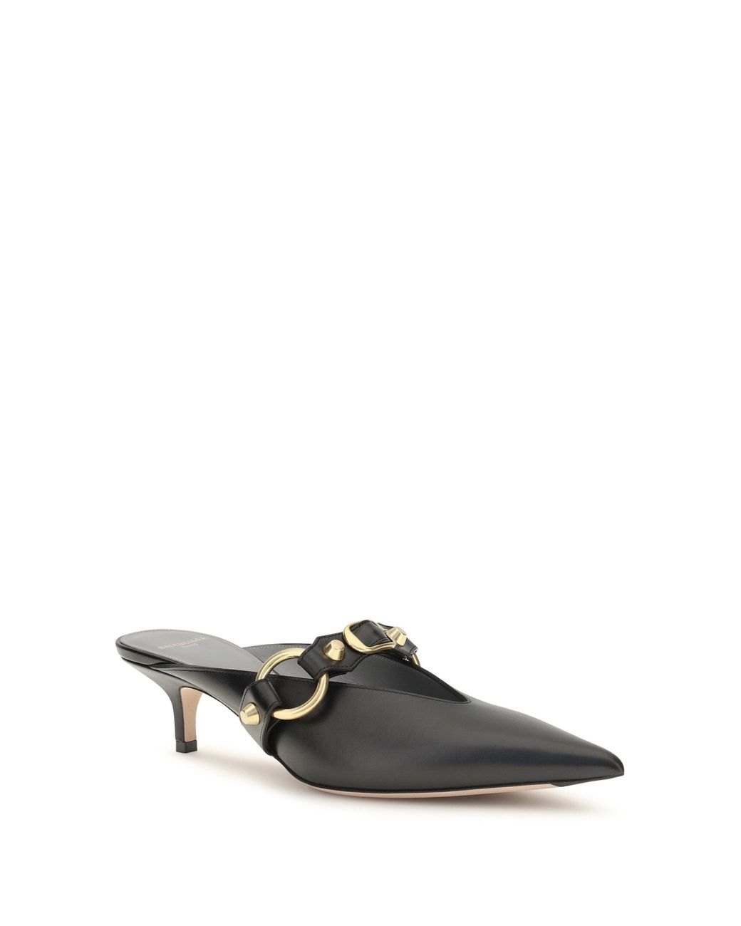 Balenciaga White Mules City