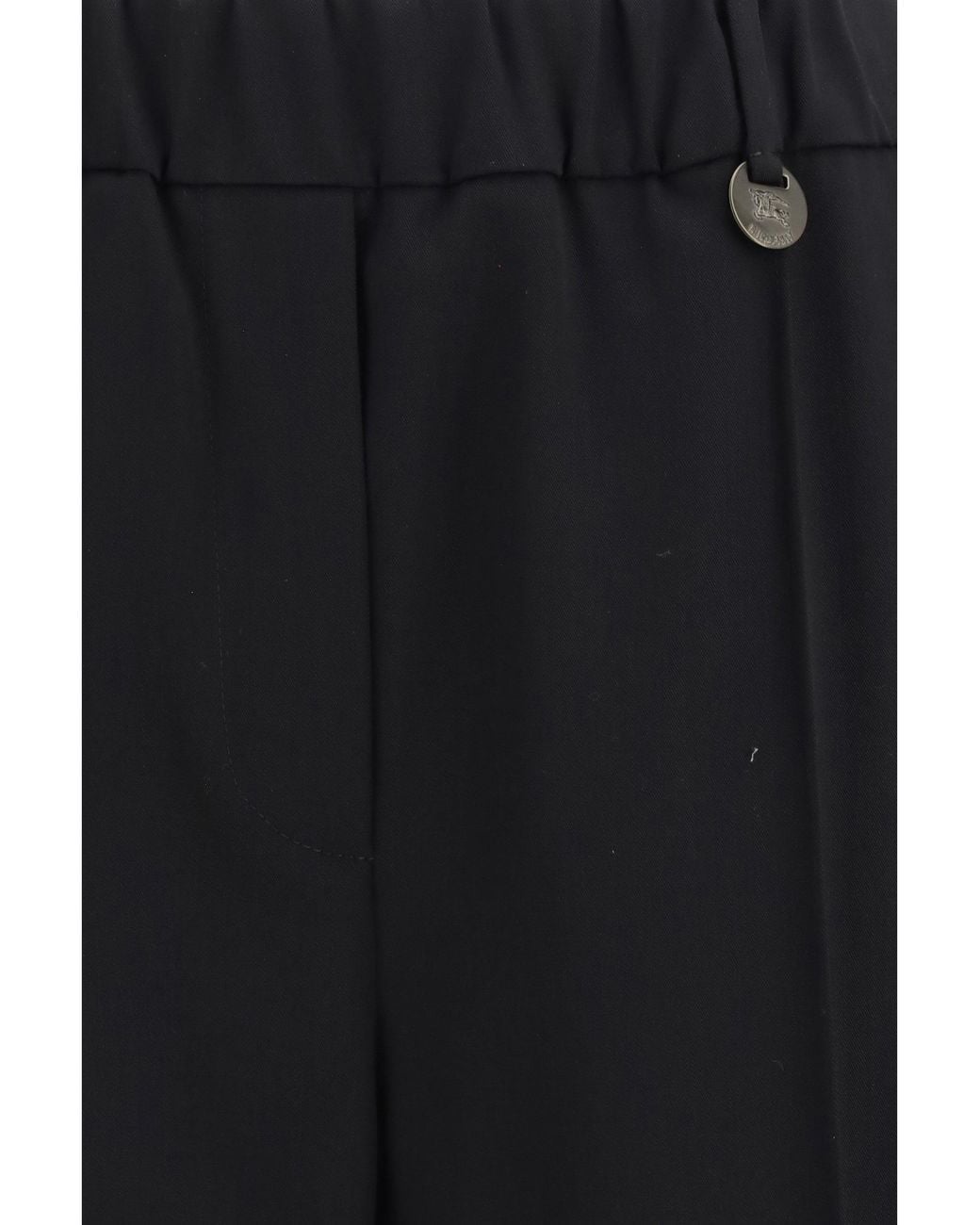 Burberry Black Wool Jogging Pants for men