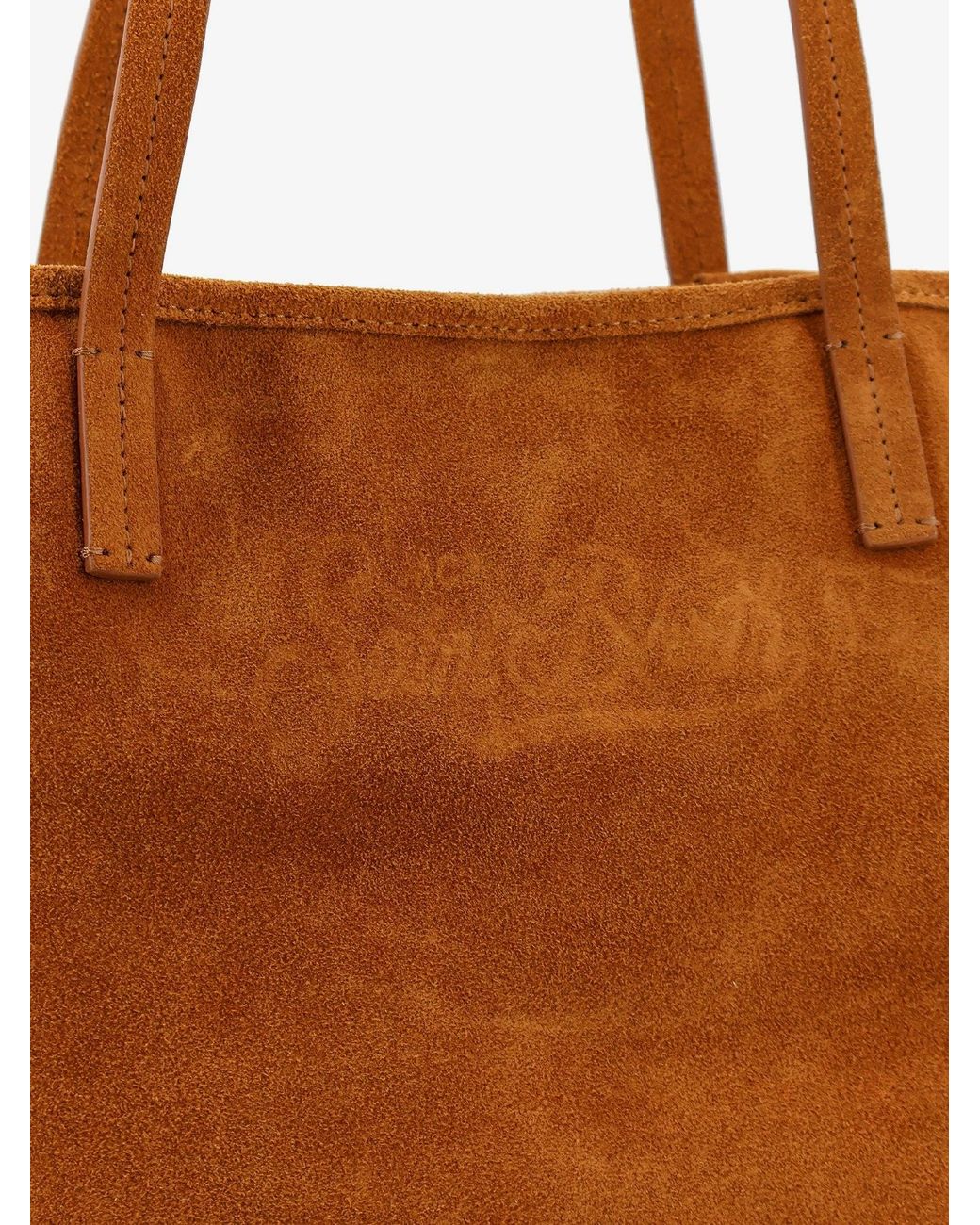 Mc2 Saint Barth Brown Shoulder Bag City Suede