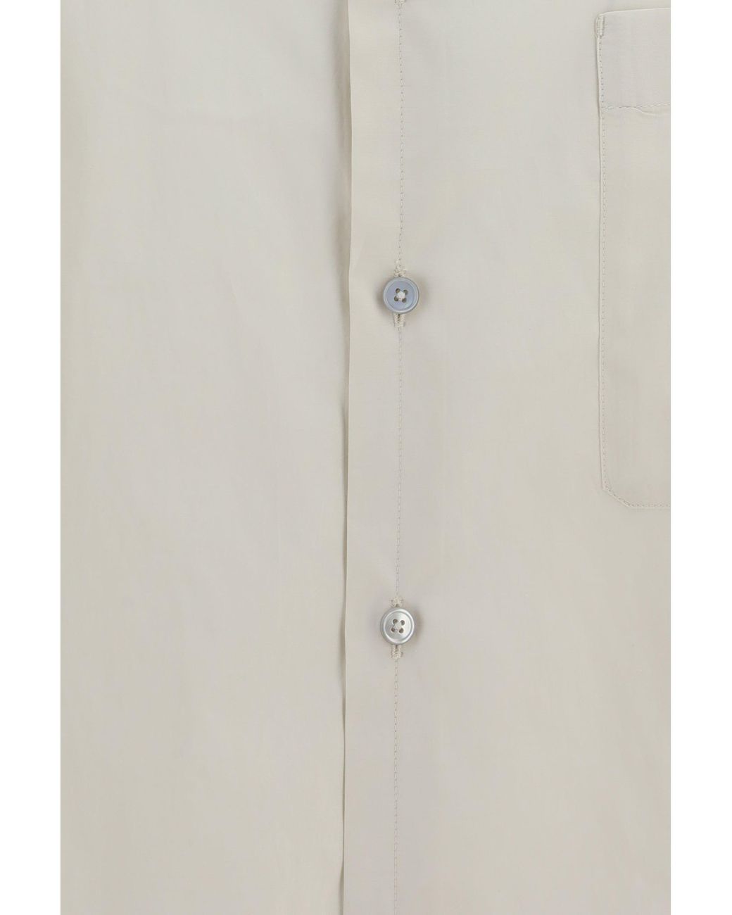 Lemaire White Shirt With Chest Pocket for men