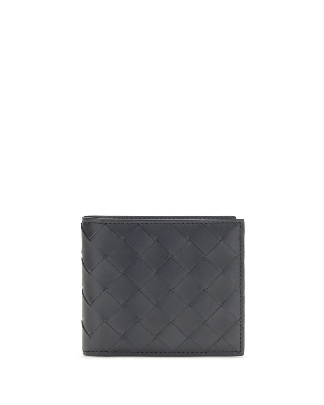 Bottega Veneta Gray Intrecciato Wallet for men