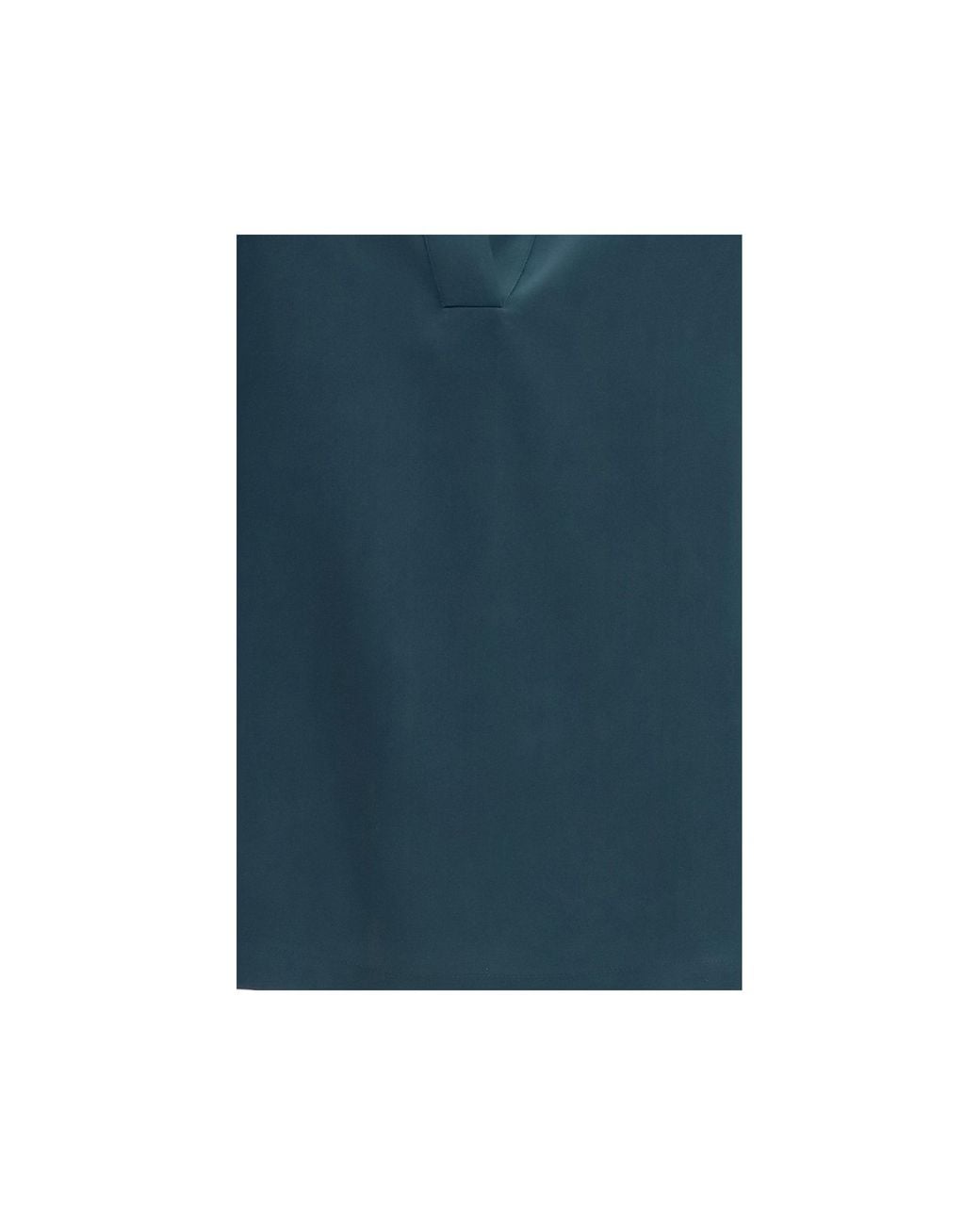 Tom Ford Blue Deep V-Neck Silk Shirt