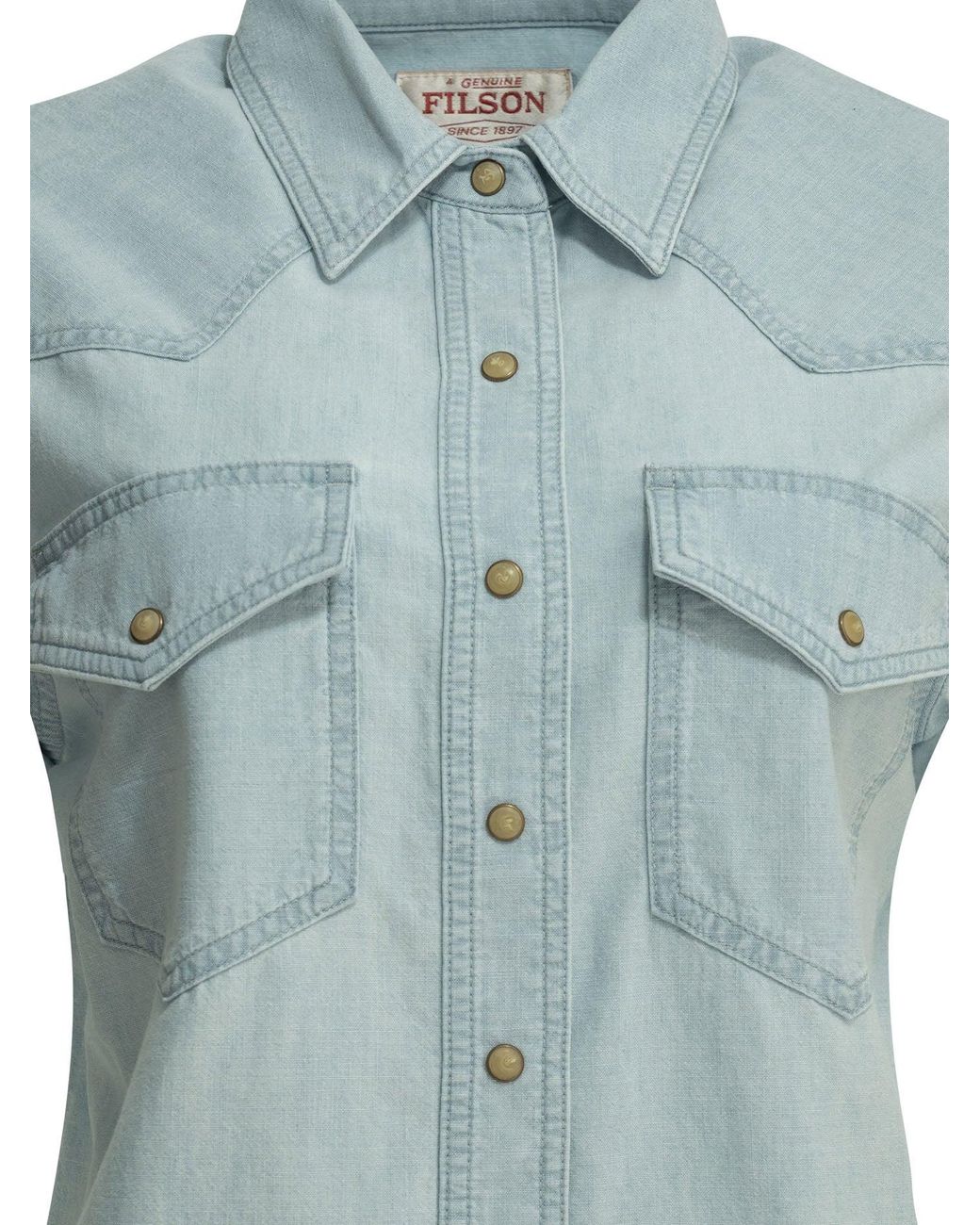 Filson Blue "Western" Casual Shirt