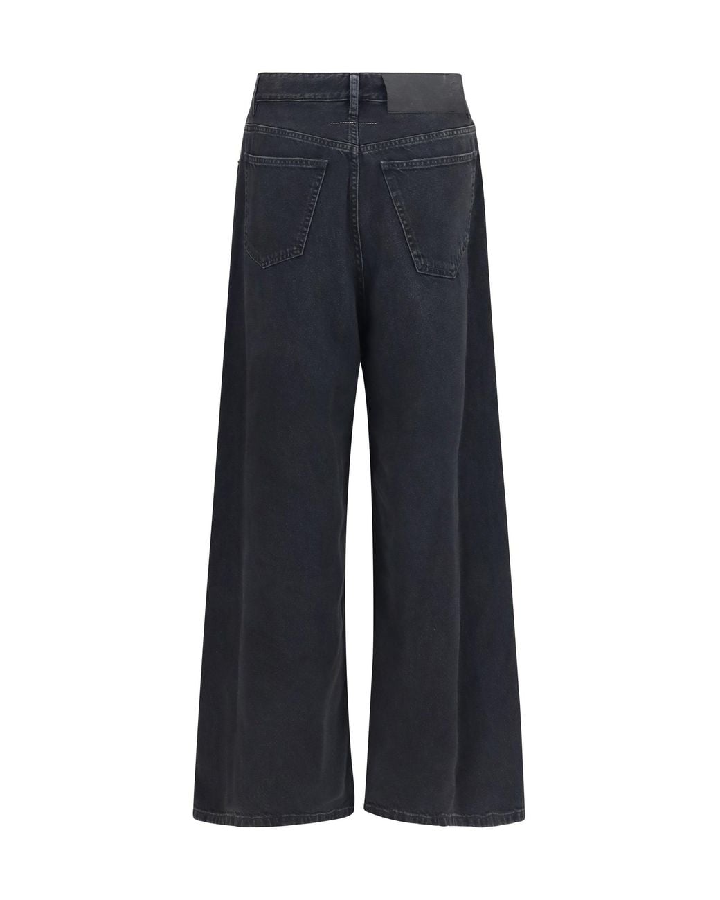 MM6 by Maison Margiela Blue Straight-Leg Stretch Denim Jeans