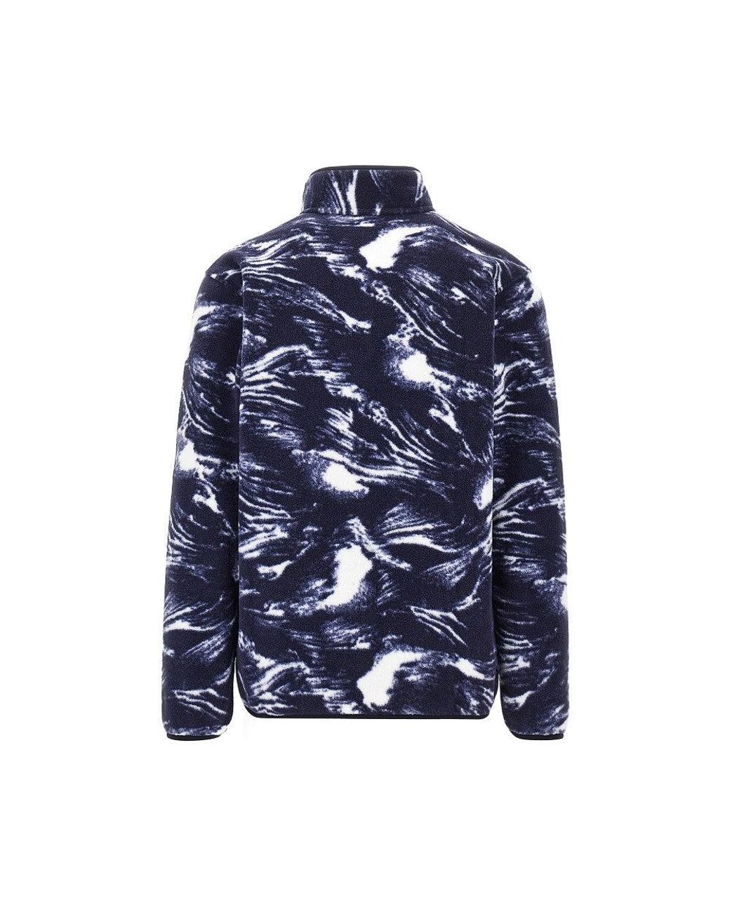 Patagonia Blue Synchilla Fleece Snap-T Sweater for men