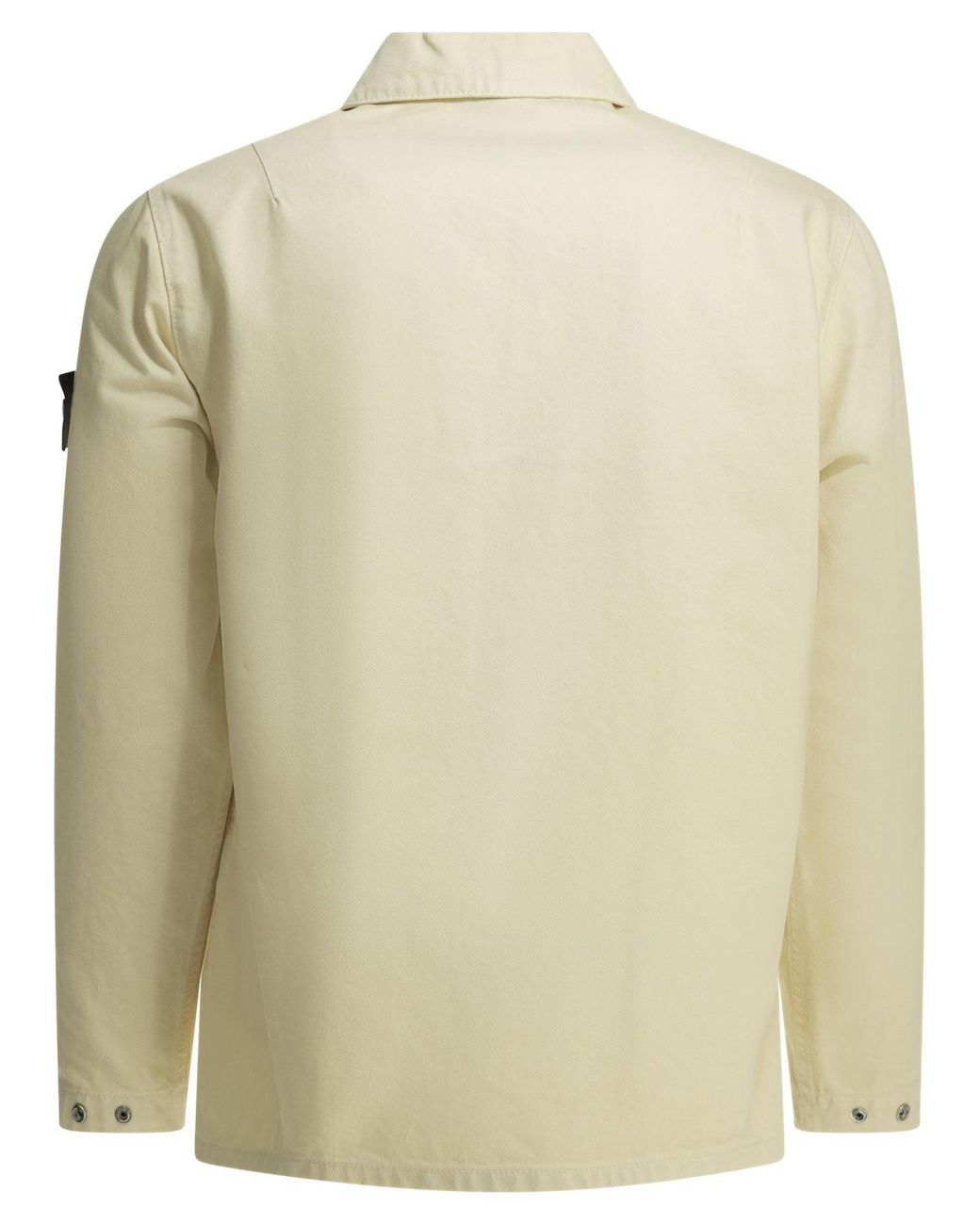 World Class Fashion Natural Stone Island Zippered Overshirt Jacket for men